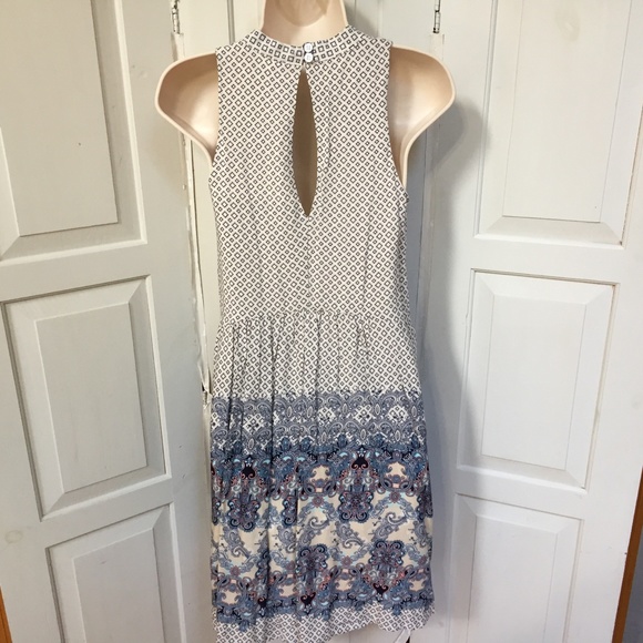 Francesca's Alya Paisley Boho Sleeveless Dress - Picture 10 of 14